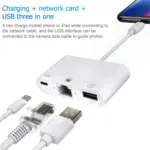 Lightning Ethernet adapter med USB3 - Bilde 4