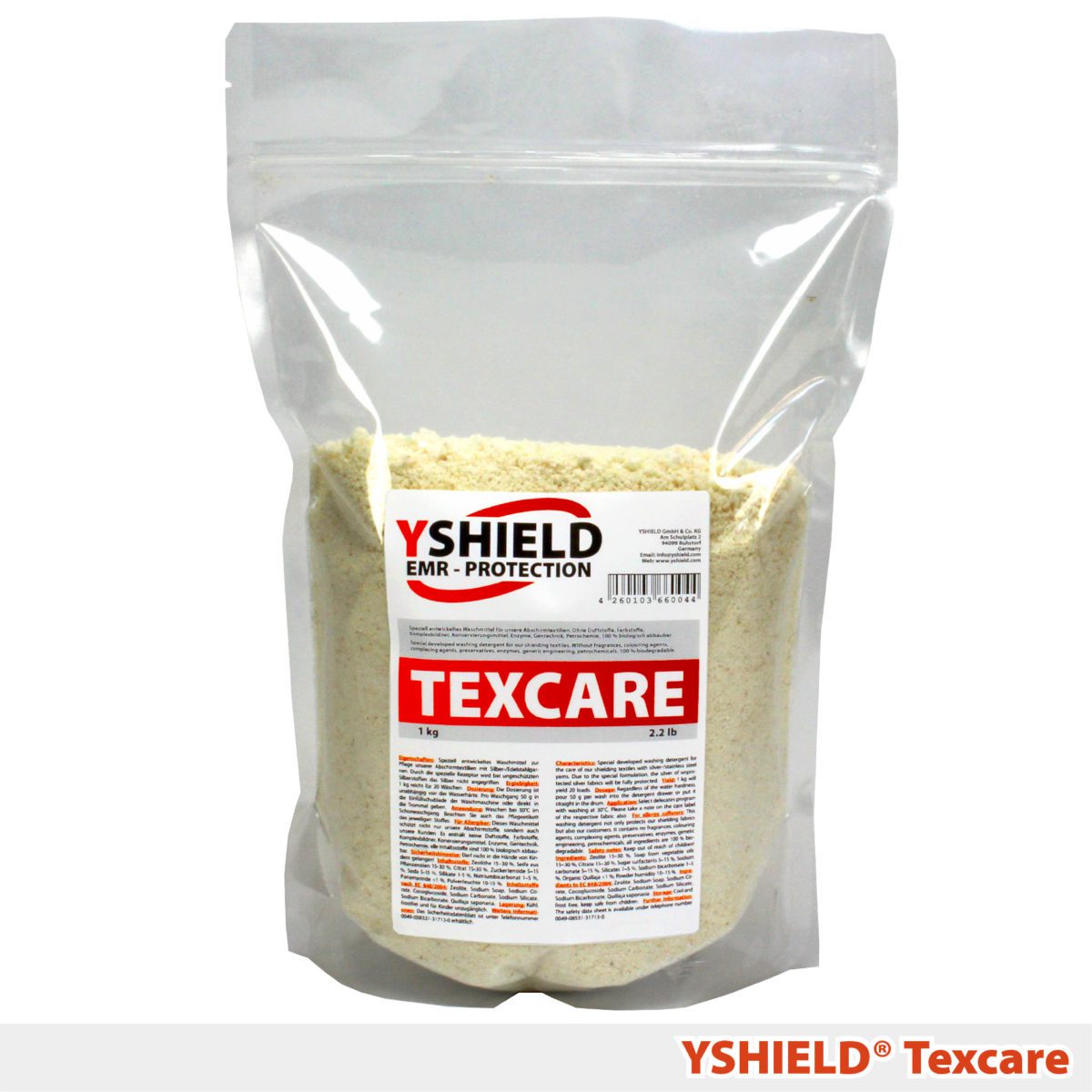 TEXCARE vaskepulver 1kg 1 TEXCARE vaskepulver 1kg