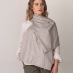 Strålebeskyttende skjerf (Polkadot) L