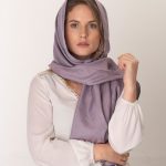 Strålebeskyttende skjerf (Lilla)