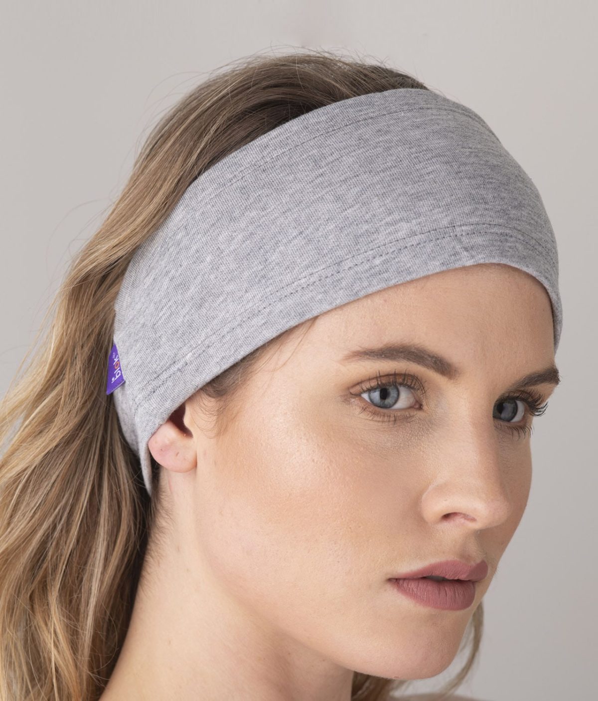 Headband Grey Skjermende Pannebånd (Lys grå) - Bilde 1