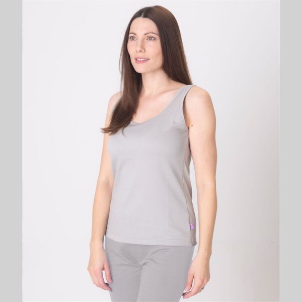 Skjermende Singlet, Dame (Lys Grå)