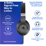 AirTube - Stereo hodetelefoner, reduser EMF med 99,9% - Bilde 5