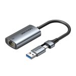 USB-A og USB-C til Ethernet adapter