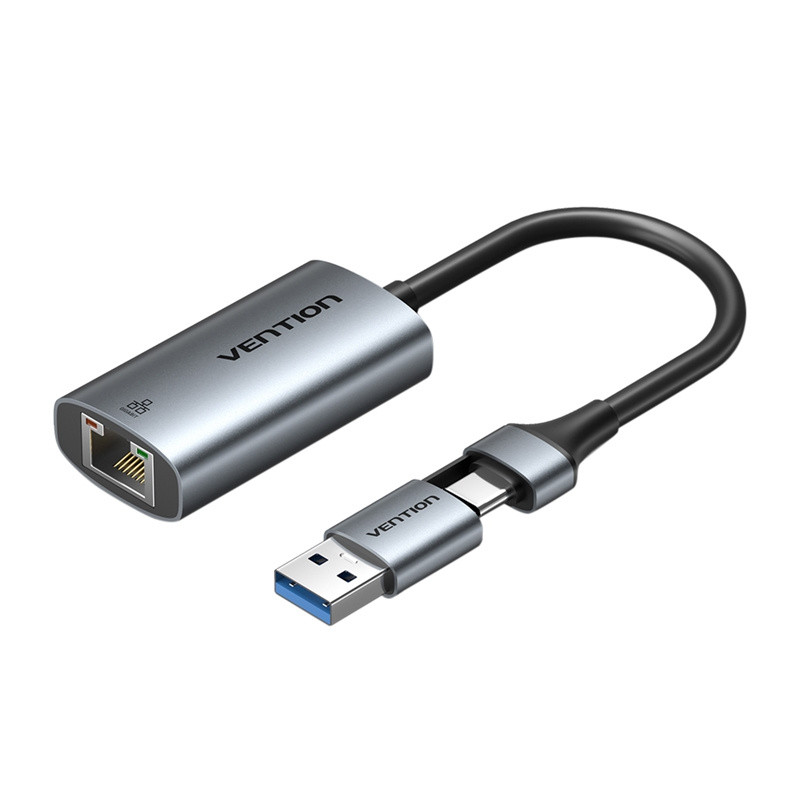 USB-C-A Ethernet adapter 1 USB-A og USB-C til Ethernet adapter - Bilde 1