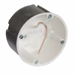 flat koblingsboks med jording for reduser elektriske felt