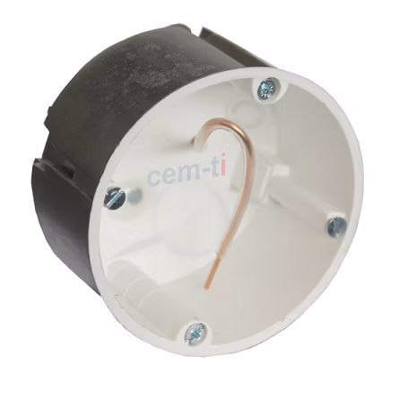 flat koblingsboks med jording for reduser elektriske felt