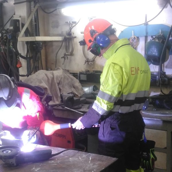 EMF måling sveiser