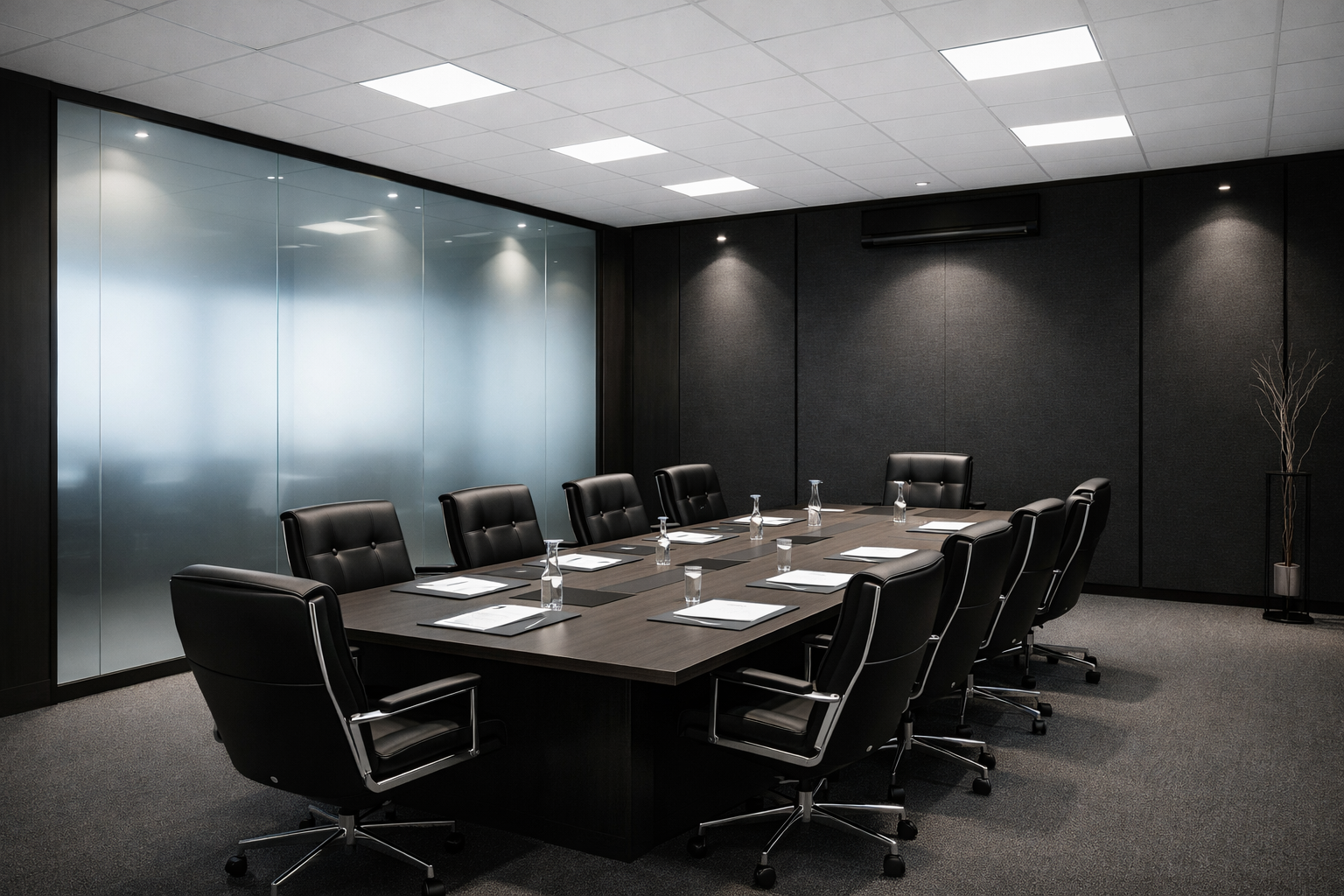 Møterom der fortrolig kommunikasjon kan avlyttes trådløst