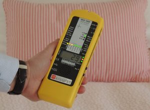 LF 3D-Analysator NFA1000 maling av seng, Mikrobølge og elektromagnetiske felt i hjemmet