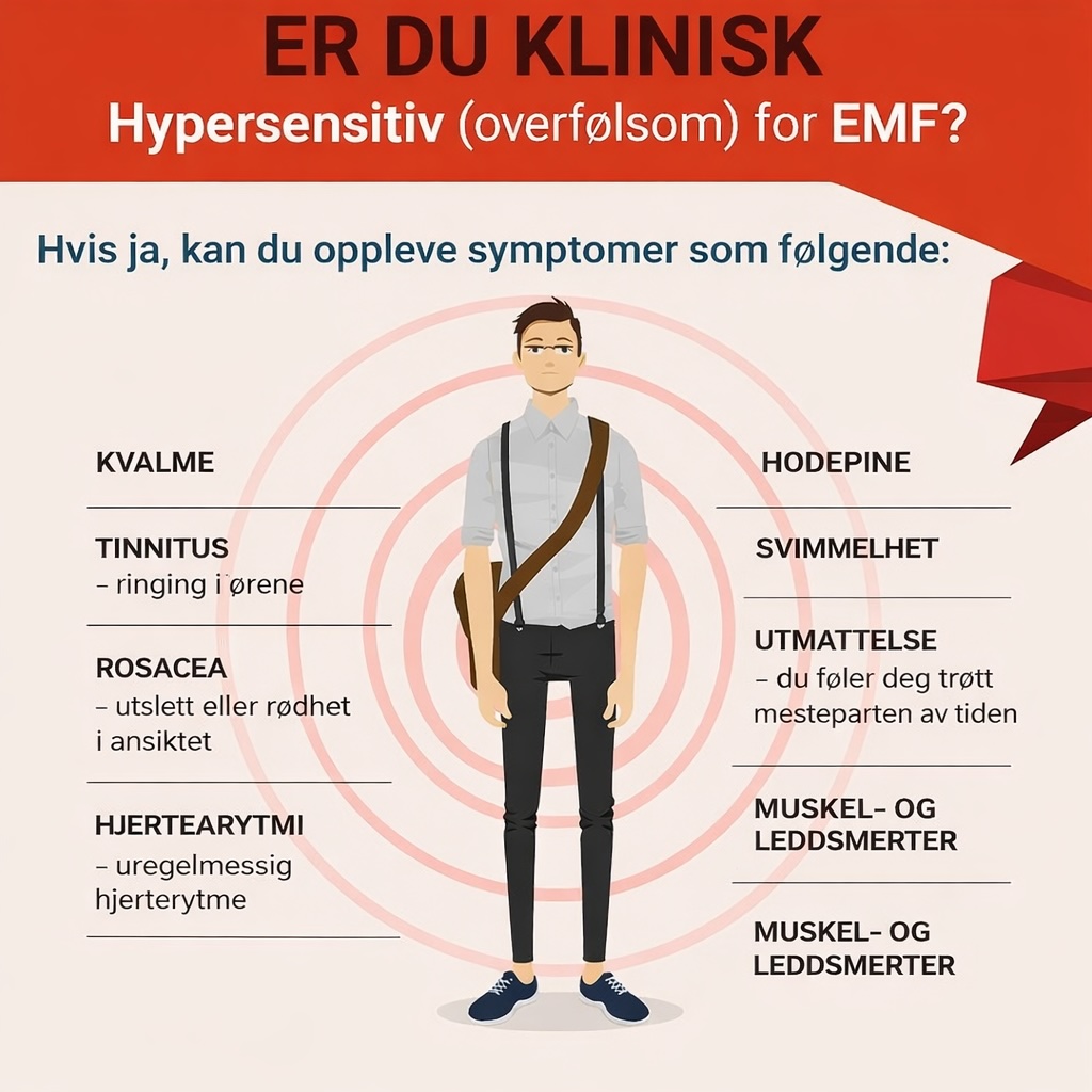 el-overfølsom, elektromagnetisk hypersensitivitet, hypersensitiv EMF