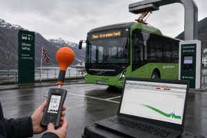 EMF i elektriske busser og ladestasjoner