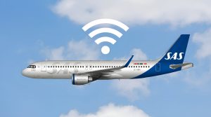 SAS starlink wifi på fly